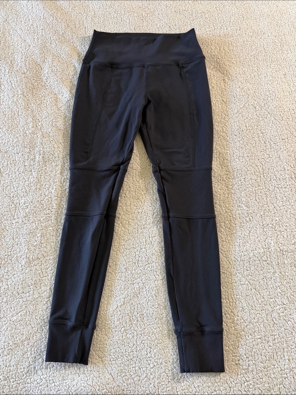 ALO Yoga Black Logo Active Leggings Size Medium